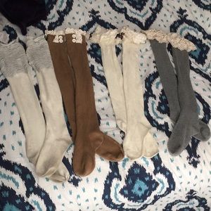 Thigh high sock bundle